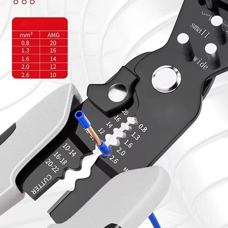 Imagem -05 - Multifuncional Bending Alicate para Eletricista Wire Stripper Linha de Corte Pressionando 100 ° Ângulo Ajustável Isolamento Ferramentas Manuais