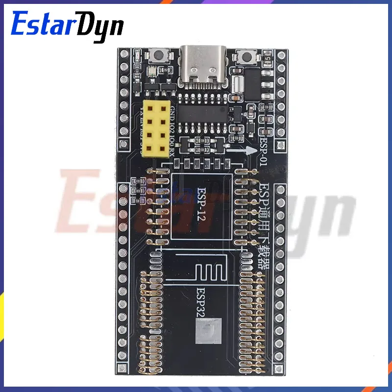 Estardyn ESP8266 ESP32-WROVER Development Board Test Programmer Socket Downloader for ESP-01 ESP01S ESP12 ESP32