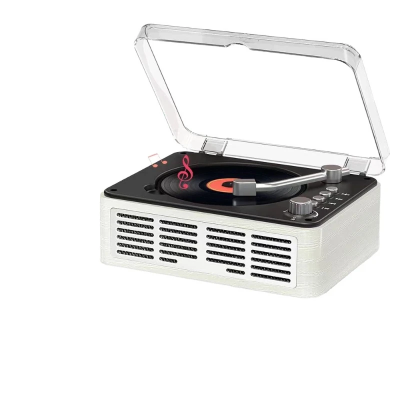 

Retro wooden home CD player, album Bluetooth U disk CD multi-function player