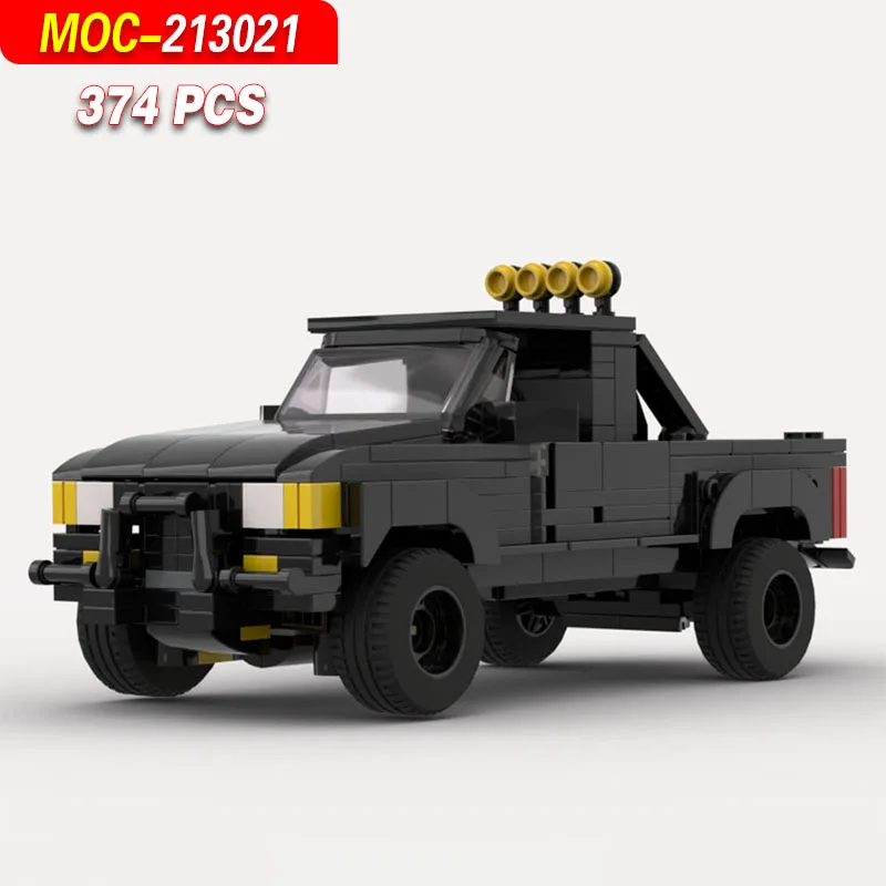 MOC-213021 Miniature Classic Off-Road Vehicle Building Block Creative Model-374 PCS Educational Interactive Toy Display Ornament