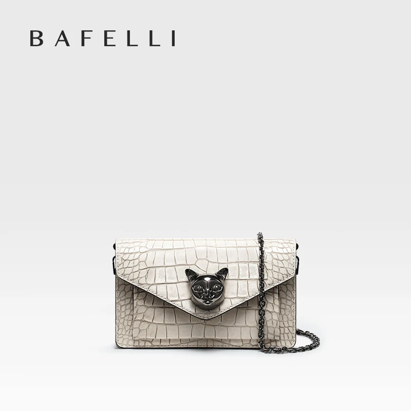 

BAFELLI 2024 NEW WOMEN'S BAG FASHION TREND CLUTCH CAT CORSSBODY HANDBAGS LUXURY BRAND DESIGNER SHORTY CHAIN BUY SEPARATELY