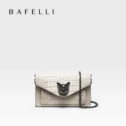 BAFELLI 2026 NEW WOMEN'S BAG FASHION TREND CLUTCH CAT CORSSBODY HANDBAGS LUXURY BRAND DESIGNER SHORTY CHAIN BUY SEPARATELY