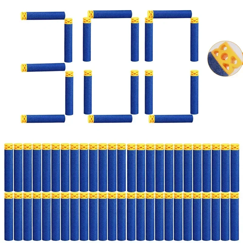 Waffle Darts Hollow Out Soft Head Refill Darts Bullet for Nerf N-Strike Elite Guns 7.2x1.3cm Blue Ammo Toy Gun Accessories