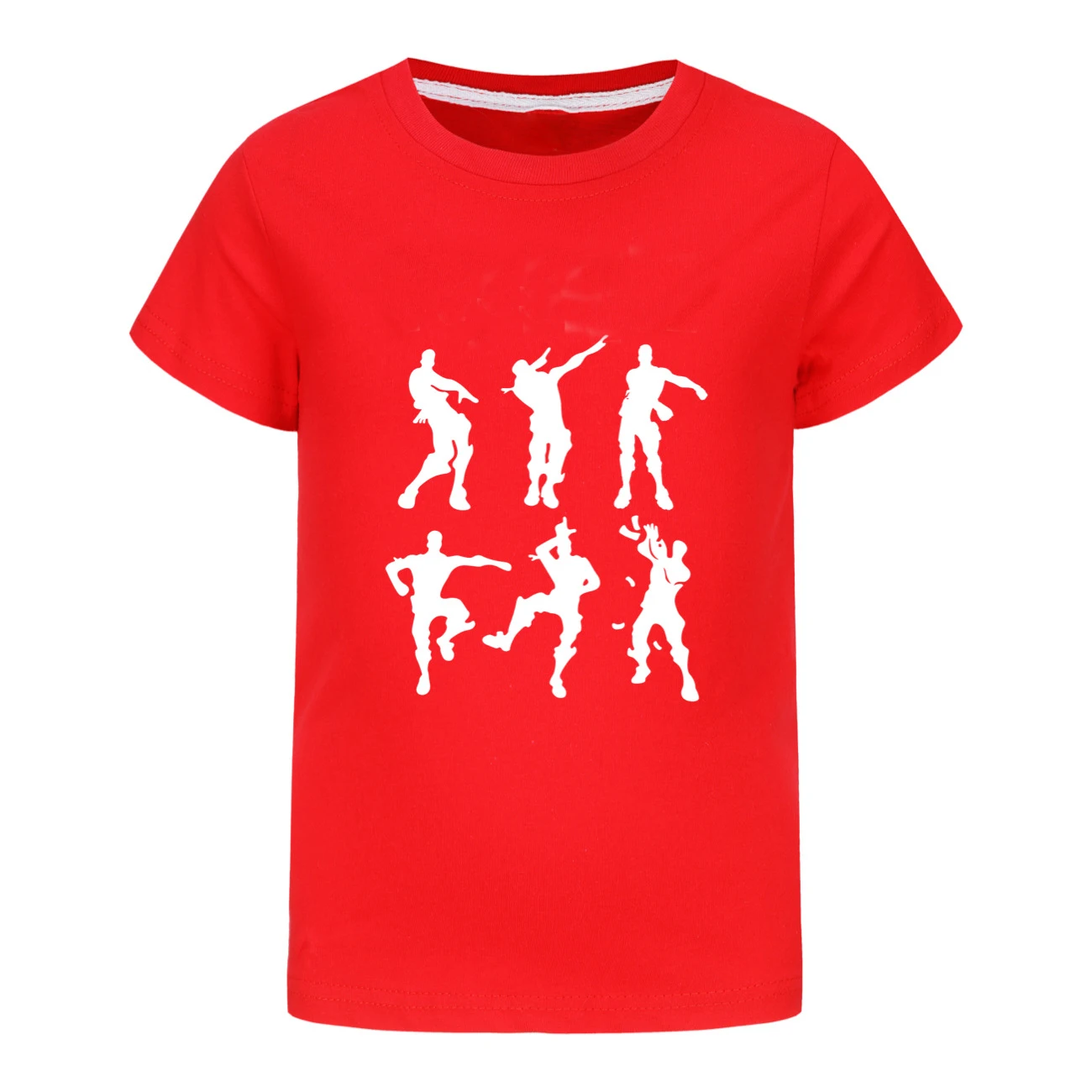 2024 New Dabbing Dance Tshirt Kids Graphic Clothes Baby Girls Short Sleeve T-Shirts Boys Summer Fashion Tops Children\'s Clothing