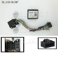 16 Pin Double Din Car Radio Fascia For Iveco Daily 2014-2021 Power cables Canbus Cable Trim Panel