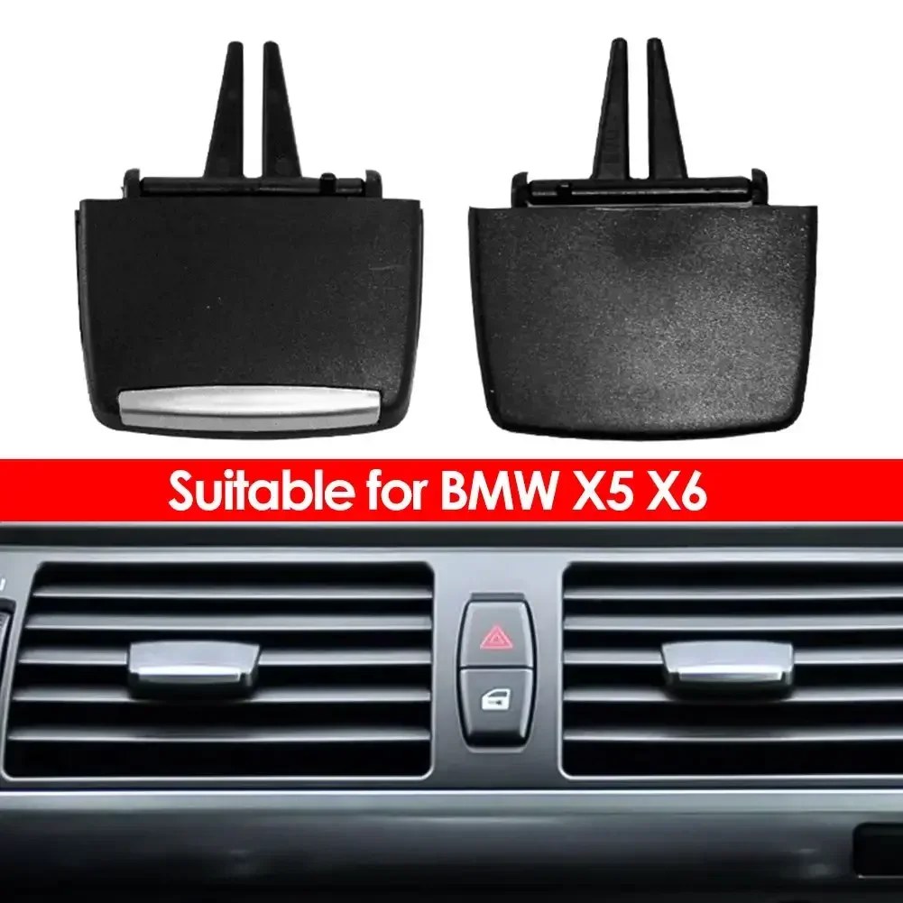 1pc Car Interior Accessories Front / Rear Center A/C Air Conditioning Vent Outlet Tab Clip Repair Kit for BMW X5 E70 X6 E71