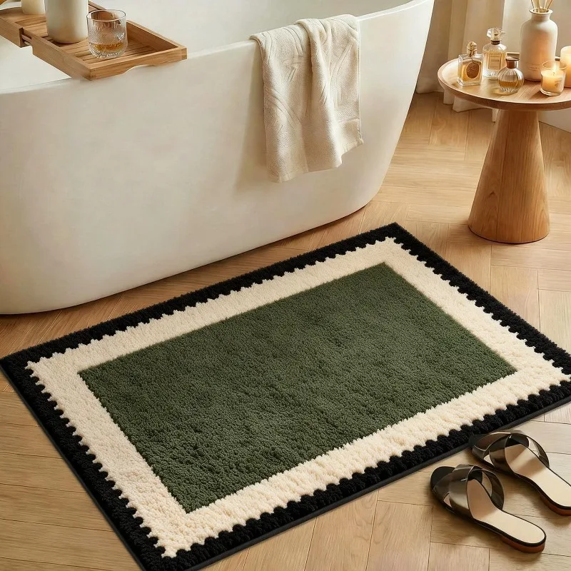 Imitation cashmere bathroom floor mat toilet toilet toilet door  absorbent foot mat household  carpet
