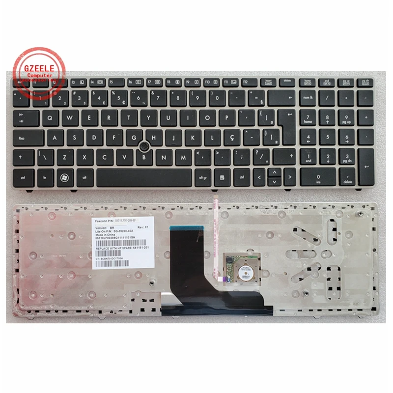 BR/BE Belgium NEW keyboard For EliteBook 8560p 8570P 8560B 6560b 6565b 6560P