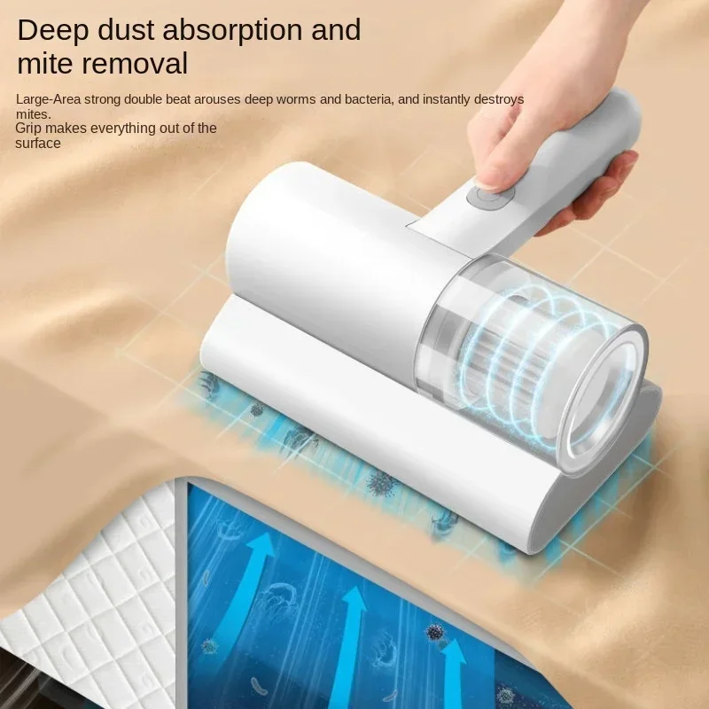 New Mite Remover Brush For Home Bed USB Vacuum Cleaner UV Sterilization Disinfection Machine Safer Home Cleaning Wireless Robot