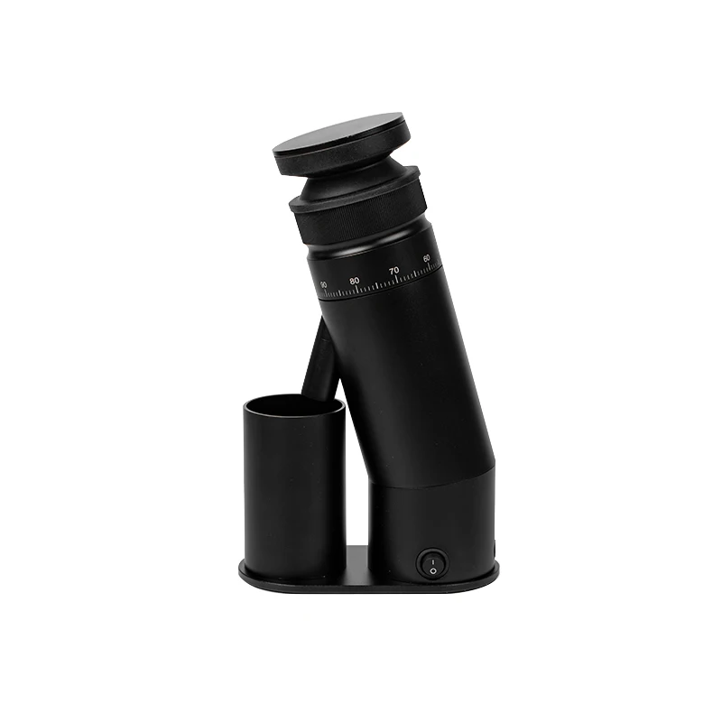 Double Bearing 48mm Conical Burr Stainless Steel Burr Aluminum Automatic 110V 220V 72W Electric Coffee Grinder Household Hotel