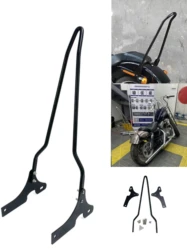 Motorcycle Sissy Bar Integrate Detachables Passenger Backrest For Harley X48 V72 Sportster XL883 XL1200 2007-2023 Accessories