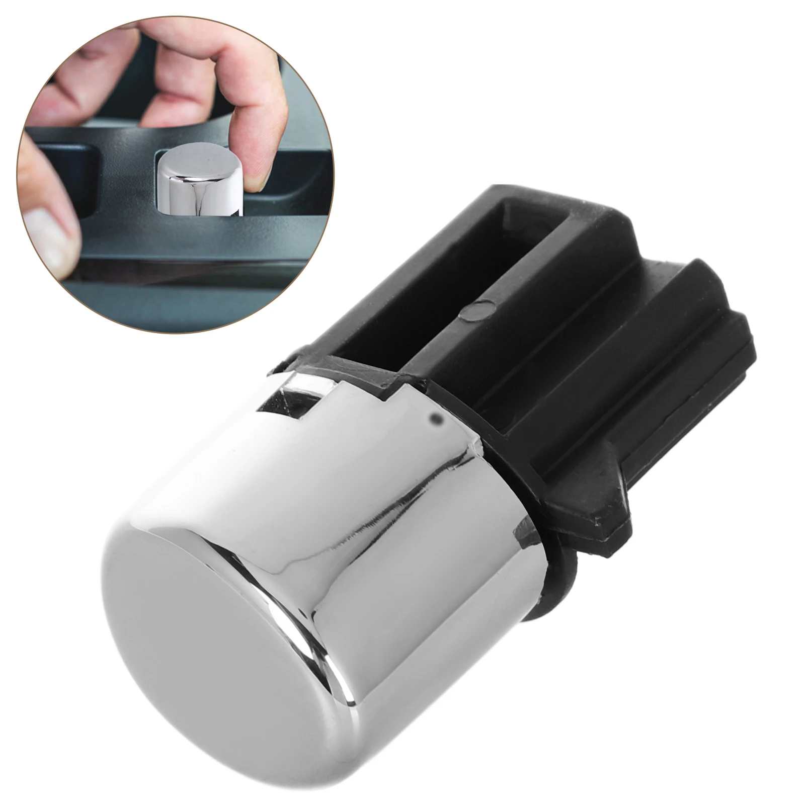 

Gear Shift Button Knob Automatic Ball Stick Head Cover Manual Lever Replacement for 03-05 Durable