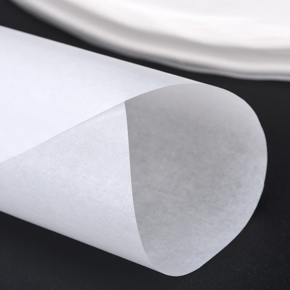 50pcs Paper Baking Parchment Paper Roll Plate Mat BBQ Fast Food Cookie Oilpaper Bread Sandwich Burger Fries Wrapping Paper