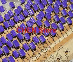 20PCS Sanyo OS-CON SC 16V6.8UF 5X6MM High polymer Motherboard 6.8UF 16V Solid State Capacitors purple 16SC6R8M