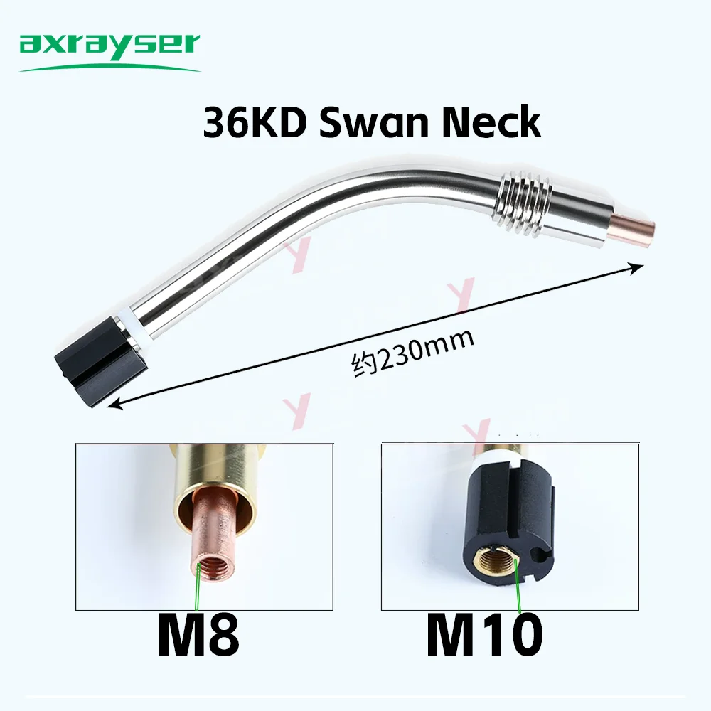MIG MAG Welding Consumables Welding Torch Swan Neck MIG Welder Touch Neck Fit for Binzel 15AK 24KD 25AK 36KD 501D1 Welder
