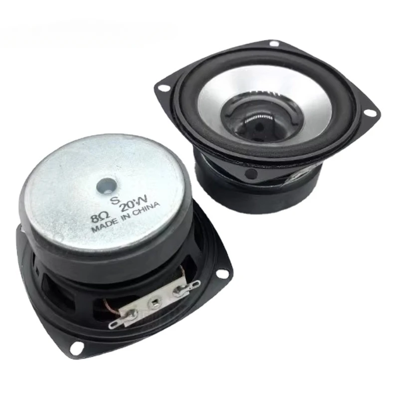 SOTAMIA 2Pc 3 Inch Full Range Audio Speaker Unit 4 8 Ohm 20W Sound Speaker Anti-magnetic Aluminum Basin Home Theater Loudspeaker