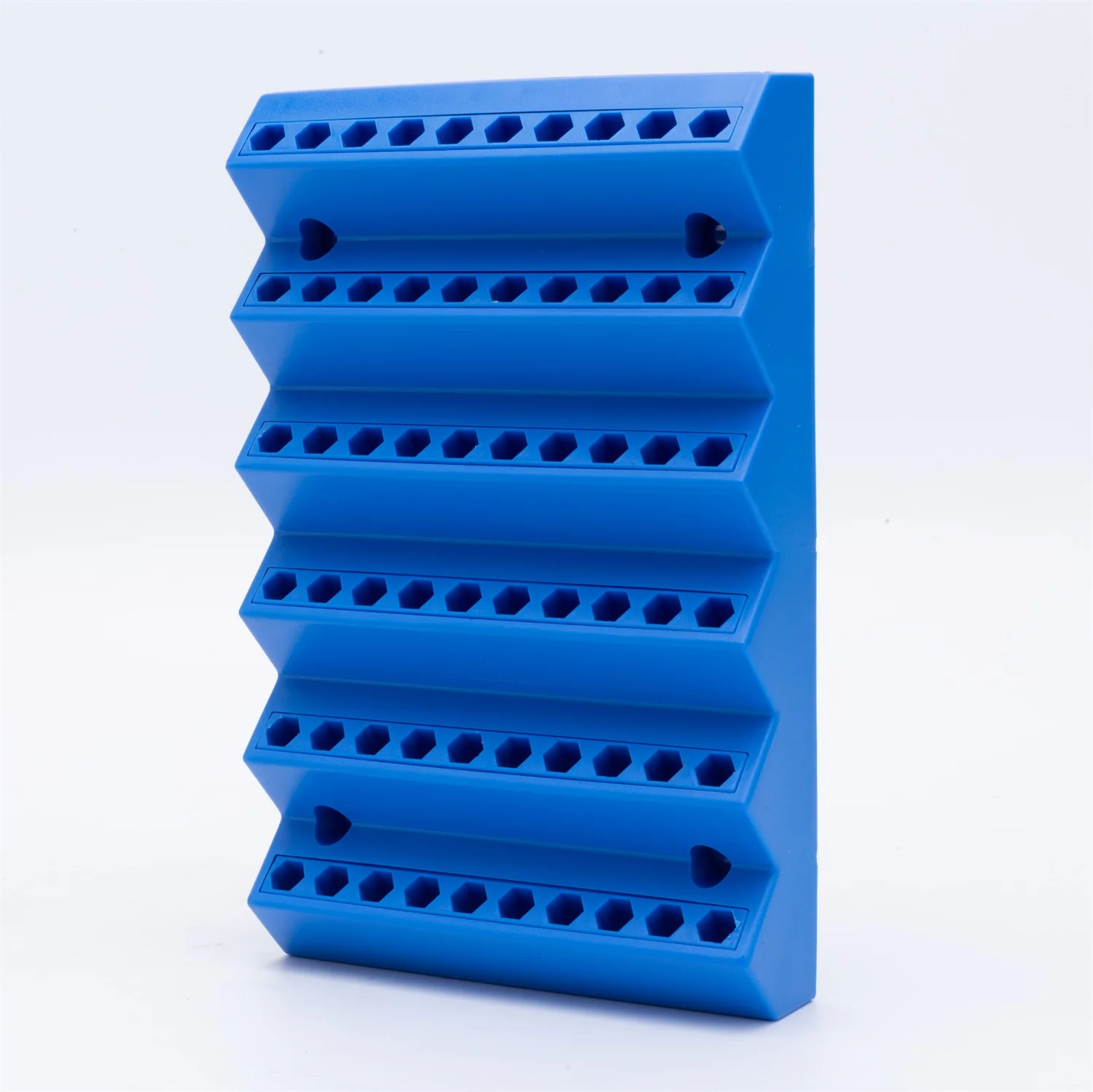 70 Slot Hex Bit Holder Organizer Drill Bit Storage Milling Cutter Drill Holder 1/4 Inch Hex Screwdriver Bit Organizer