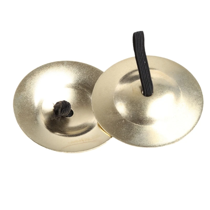 1 Pair Mini Small Kids Children Hand Cymbals Gong Band Rhythm Musical Percussion Instrument Children Handmade Toy