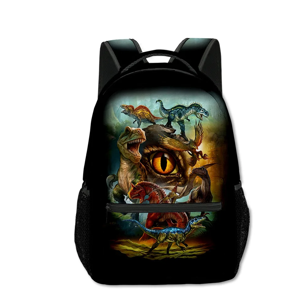 

Рюкзаки для школы и путешествий с 3D-принтом в стиле K-pop, унисекс, с изображением динозавра, водонепроницаемые, из ткани Оксфорд, для ноутбуков