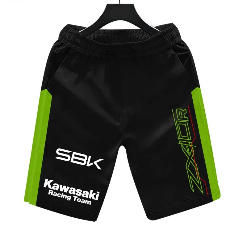 Kawasaki Motorcycle New Men's Padel Sport Shorts Summer Male Breathable Tennis Shorts Quick-Drying Trousers Running Sportwear