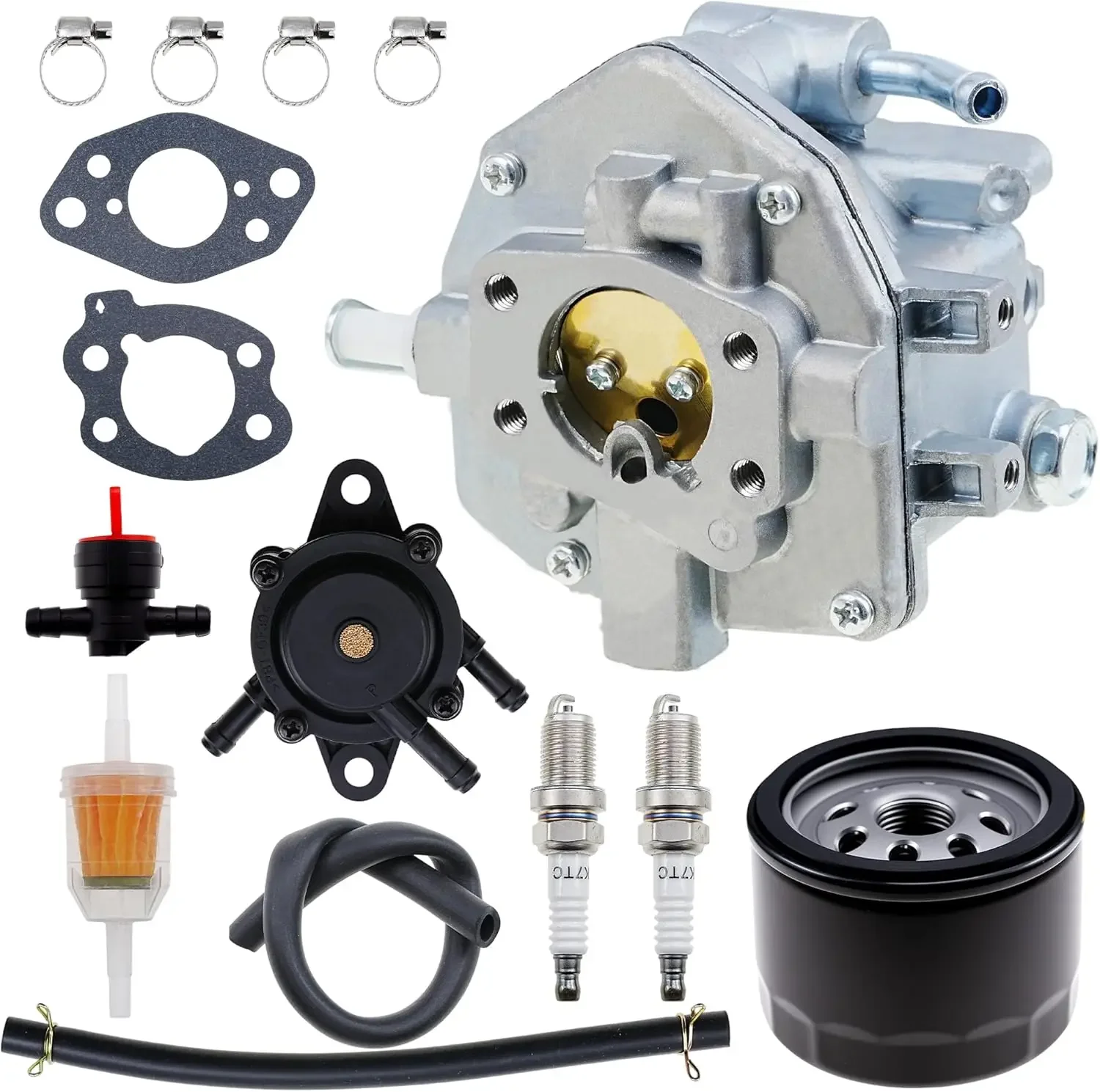 AUC10140 Carburetor for John Deere XUV550/S4 XUV560/S4 XUV560E/S4 Gator with Oil Filter,Air Filter