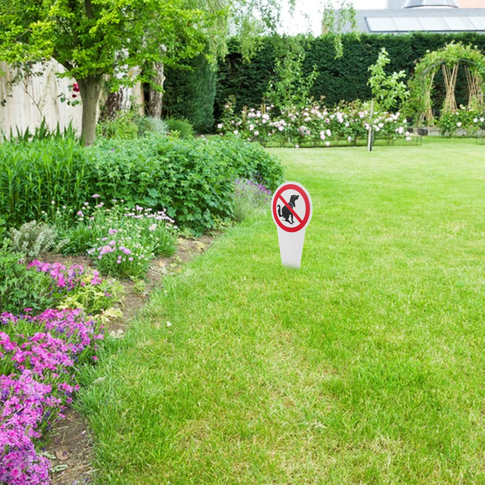 

2 pcs No Dog Poop Signs Durable Yard Stake For Garden Outdoor Use Clear Warning Dog Waste Sign Stop Dogs From Pooping Lawn Decor