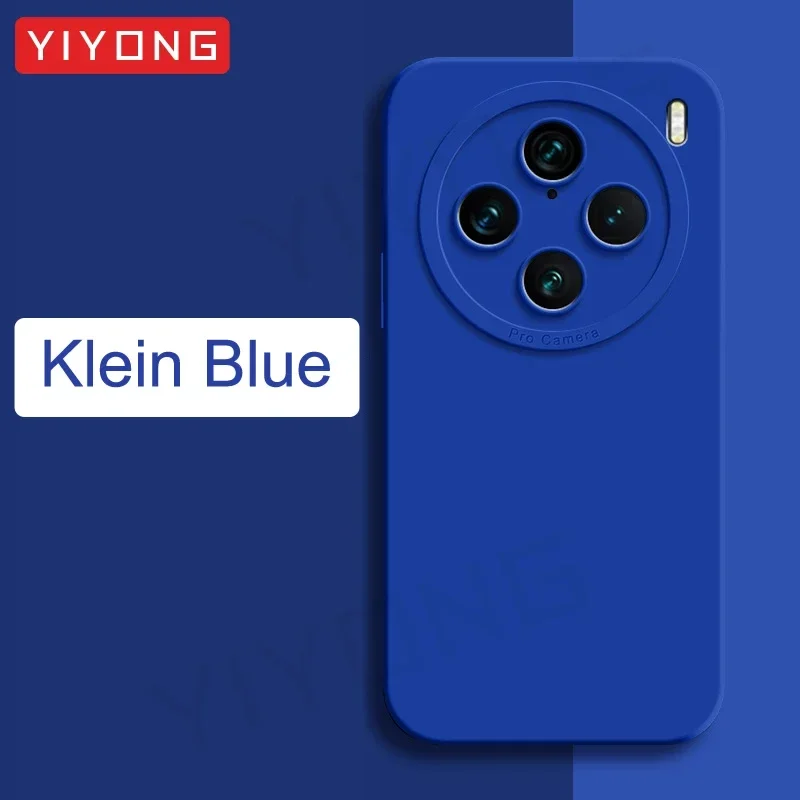 Für VivoX100 Pro Fall YIYONG Seidige Gefühl Flüssigkeit Silikon Soft Cover Für VIVO X100 Ultra X200 Pro Mini VivoX200 Globale Telefon Fällen 6