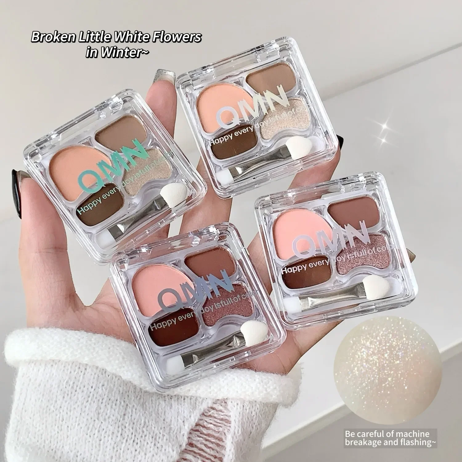 Mini Eyeshadow Palette Long-Lasting Fine Texture, Easy To Smudge, A Variety Of Shades, Suitable For All Occasions