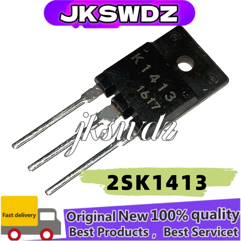 

5PCS K1413 2SK1413 K1413 TO-3PF MOSFET TRANSISTOR 2A 1500V