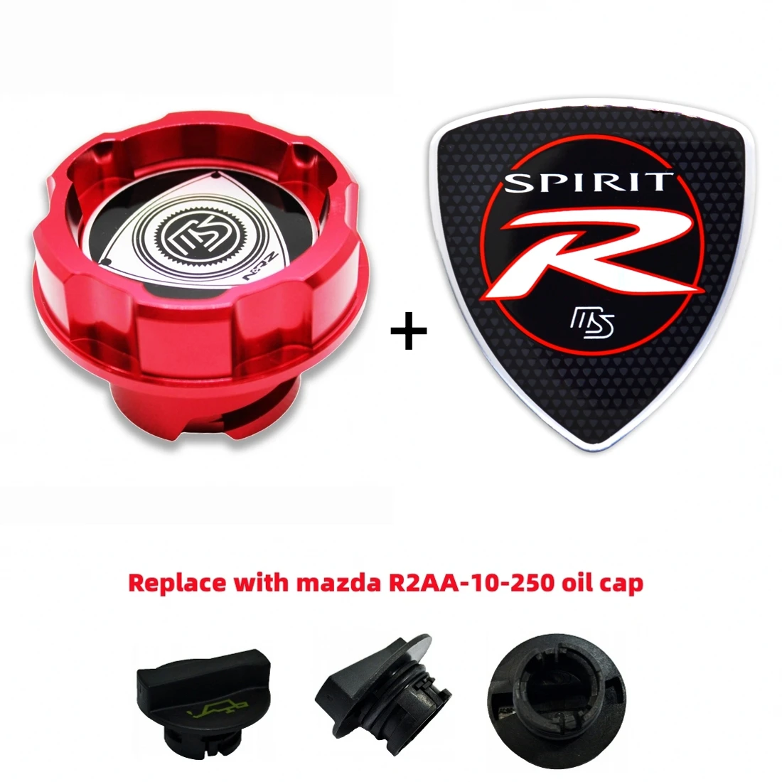 

Aluminum ENGINE Oil Cap for MAZDASPEED MAZDA 2,3,5,6 MAZDA6 WAGON MIATA MX-5 CX-3 CX-5 ATENZA Axela Car Accessories JDM Style