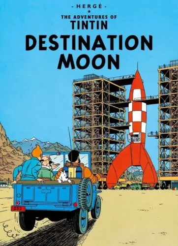 1p,TINTIN DESTINATION MOON Comic Comics Book Poster On Metal Sign Plaque all sizes