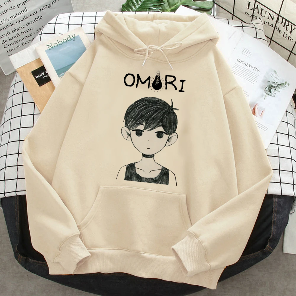 Omori hoodies women funny Winter  sweat y2k graphic sweater women Kawaii tracksuit