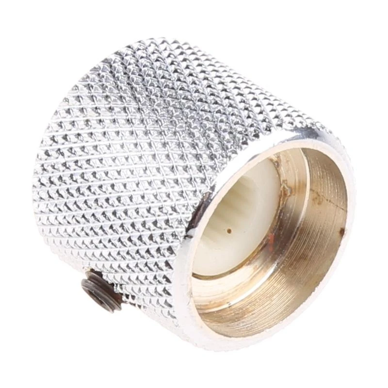 Knob Button Tone Volume Dome Knob For Guitar Bass FD TL Metal Chrome - Image 4
