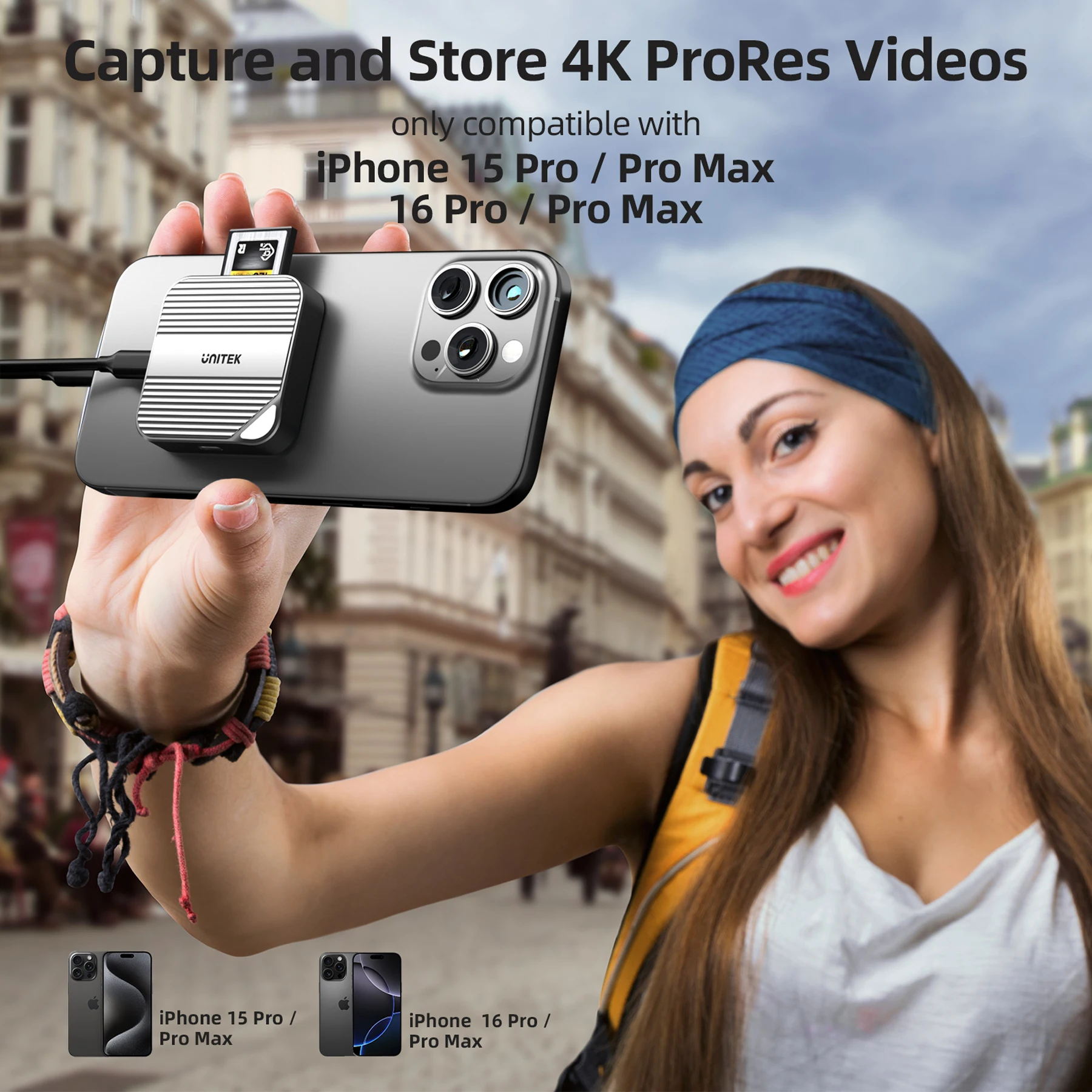 Leitor de cartão USB 10Gbps Tipo C para CFexpress Tipo B com PD3.0 100W Adaptador magnético Magsafe de carregamento rápido para iPhone 17 Pro Max