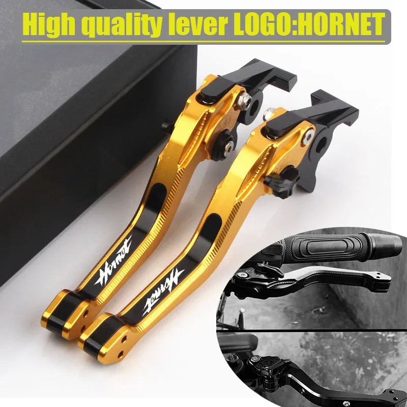 For HONDA CB599 CB600 HORNET 98-06 CB900 HORNET 02-06 High Quality Motorcycle Accessories 3D CNC Adjustable Brake Clutch Lever