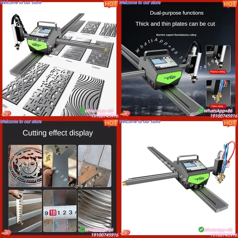 2026 1015 CNC Plasma Cutter Combination Flame Plasma Cutting Machine Aviation Aluminum Structure Intelligent CNC System