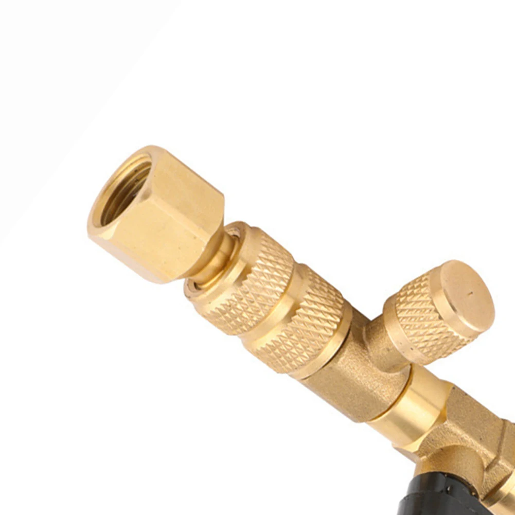 Metal Construction HVAC Valve Core Extraction Tool for R22 R410A R404A R407C R32 and Dual Size SAE Compatibility