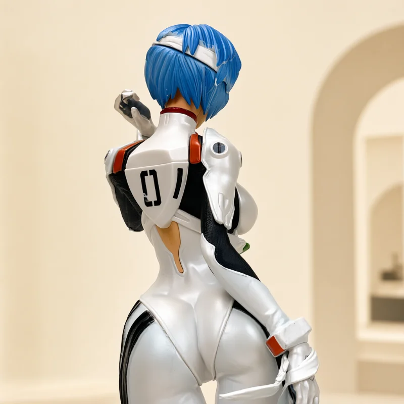 45.5cmAnime Neon Genesis Evangelion Asuka Langley Soryu Ayanami Rei GK PVC Action Figure Collectible Model Doll Toy 45CM view 2