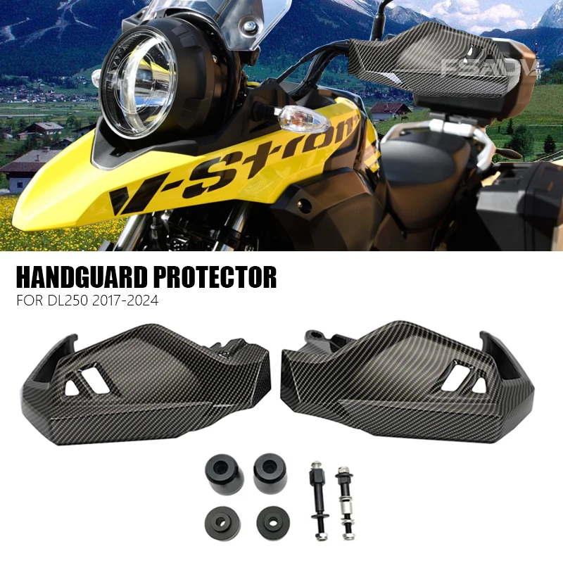 

2024 New Carbon Handguard Hand Protection Wind Shield Hand Guard For Suzuki V-Storm DL250 DL 250 V Strom 250 2017-2023 2022