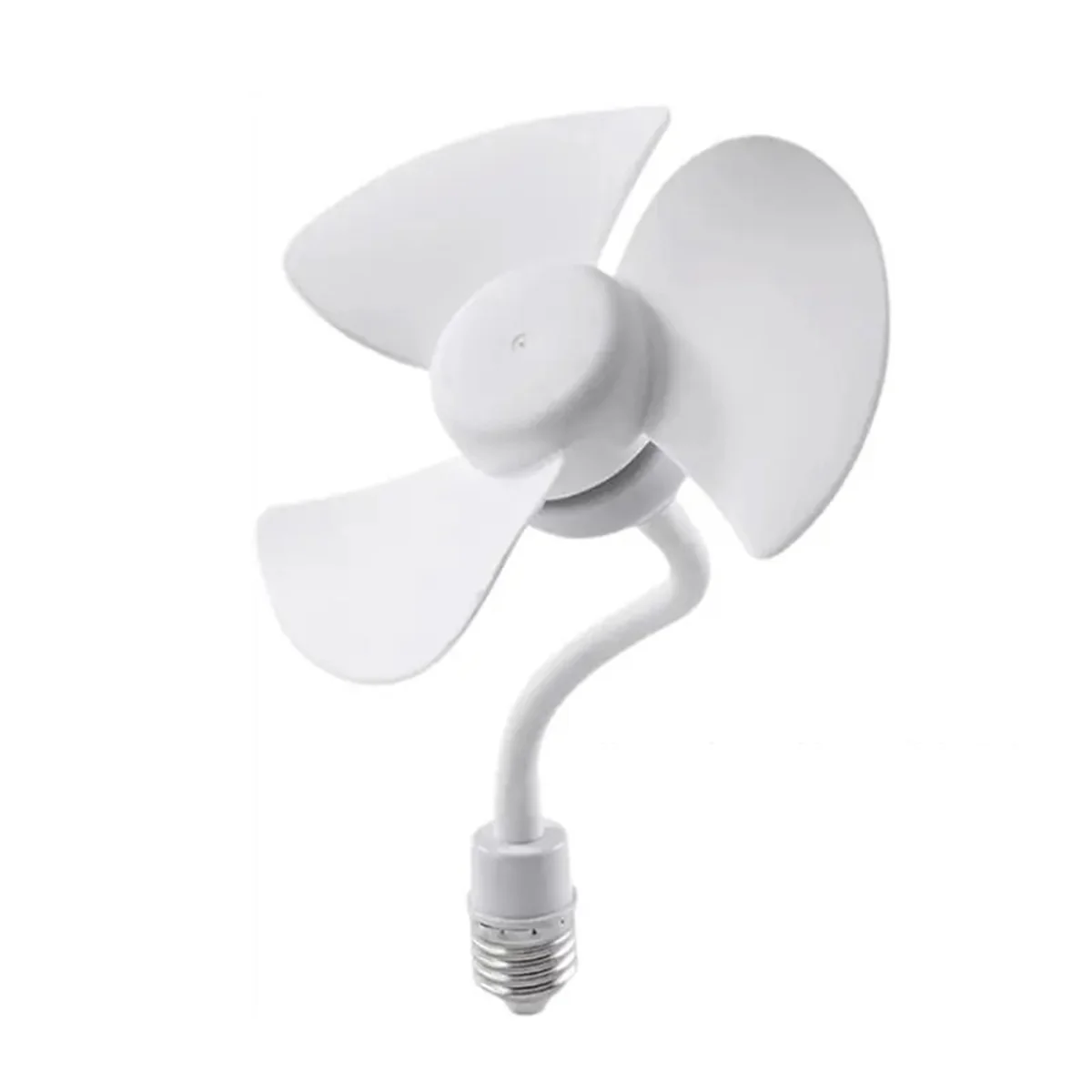 small fan Screw in Socket Fan Compact Ceiling Cooler Fan Screw in Cooling Fan Quiet Small Tabletop Fan for Bedroom Kitchen Study