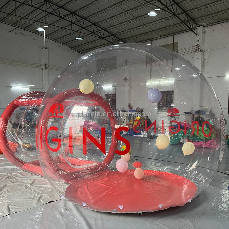 

Лидер продаж DIY открытый кемпинг пузырьковая палатка детские гигантские прозрачные ПВХ надувные пузырьковые палатки для аренды