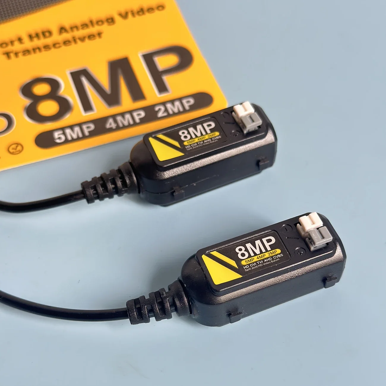 8MP BNC Video Balun Passive HD Twisted Pair Transmitter UTP Balun CCTV Accessories for CCTV AHD CVI TVI CVBS Camera