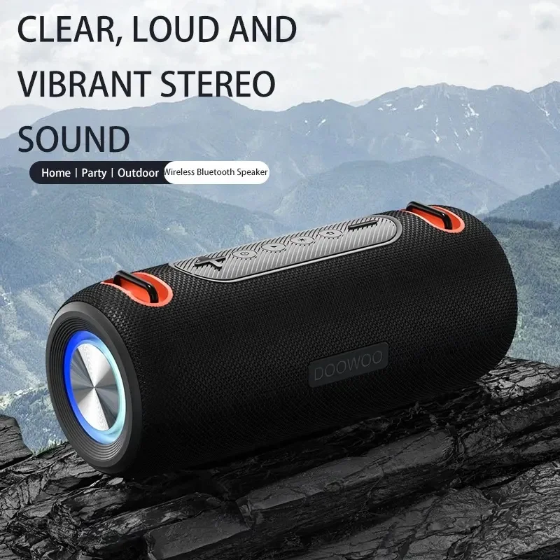 30W Powerful Caixa De Som Bluetooth Speakers Outdoor Camping Waterproof Subwoofer BT5.2 Heavy Bass Portable Sound Column TWS/TF