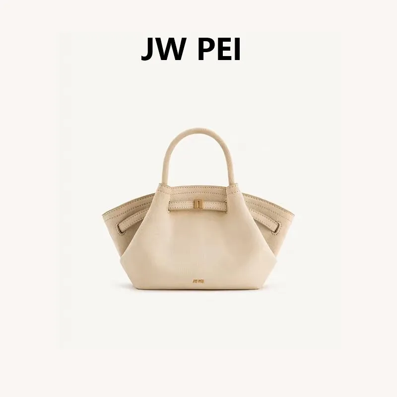 JW PEI Bolinho de Bolinho Novo Premium Asas Ombro Bun Diário Commuter Bun Tote Bun Feminino