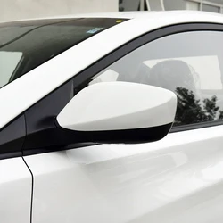 For Hyundai Elantra 2012 2013 2014 2015 2017 Replace the rearview mirror shell with two pieces of ABS in bright black