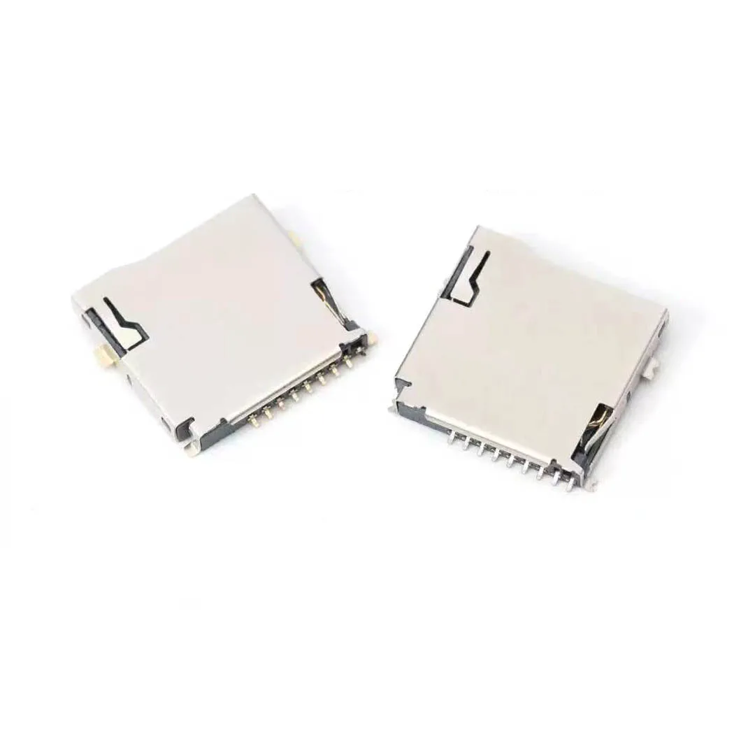 

200PCS Push-Push Type TF Micro SD Card Socket Adapter Automatic Connector