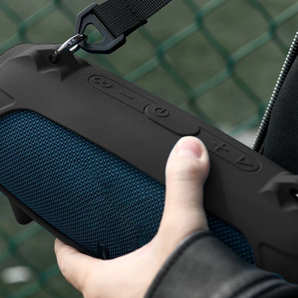 Bluetooth 対応スピーカーケース ストラップ付き シリコン トラベルケース 防水 JBL Charge 5 スピーカー アクセサリー用