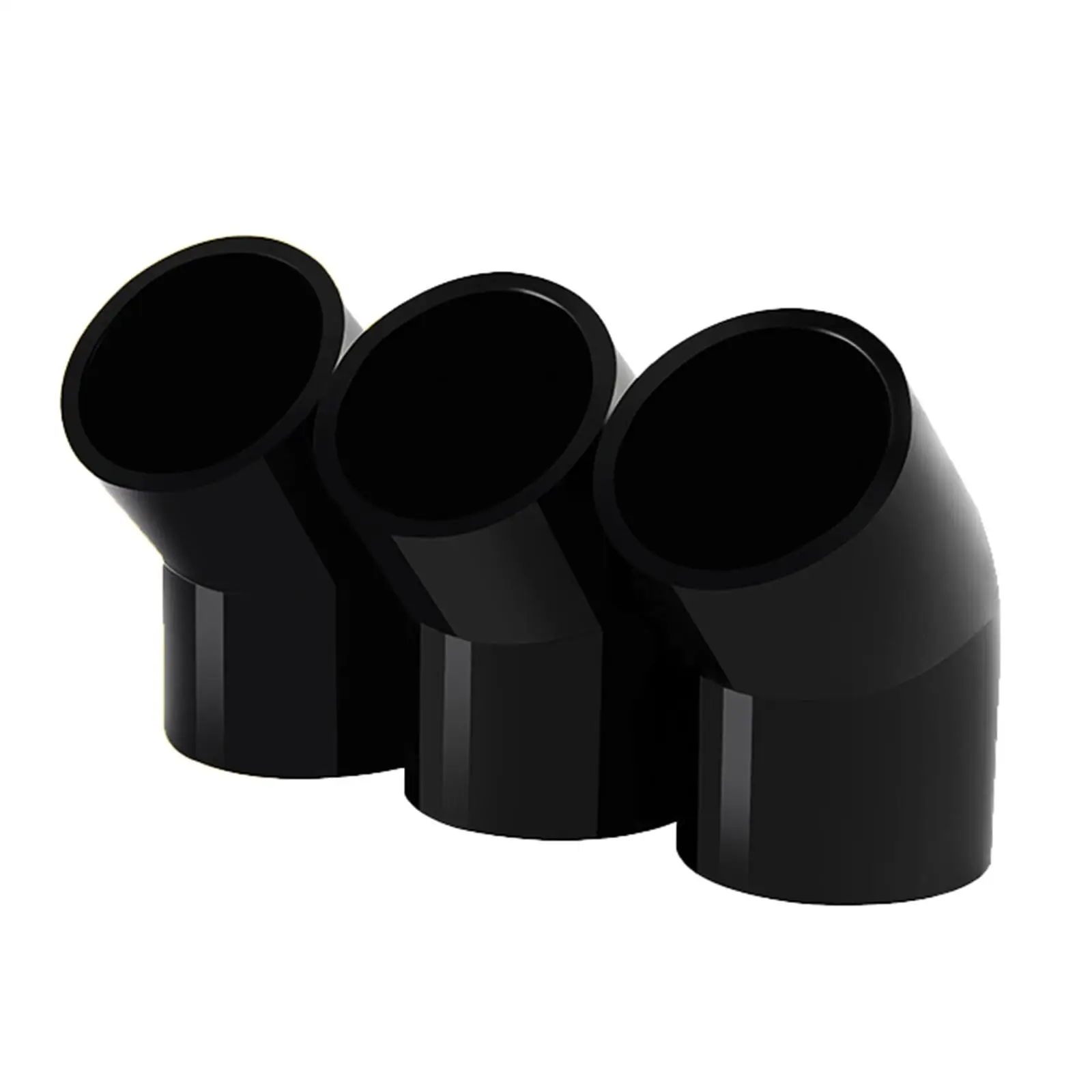 2-6pack 10x PVC Pipe Fittings 45 Degree Elbow Bend Adapters for Greenhouse DIY