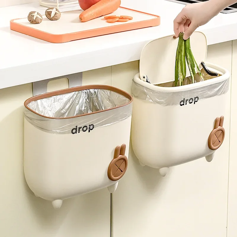 kitchen-trash-can-wall-mounted-recycling-garbage-basket-with-lid-for-cabinet-door-large-capacity-hanging-trash-bin