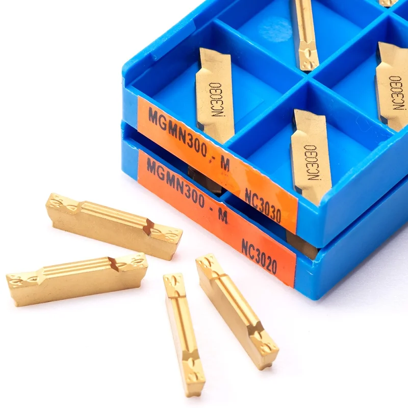 MGMN300M PC9030 NC3020 NC3030 Grooving Carbide Inserts MGMN 300 High Quality Lathe Cutter Turning Tool Parting And Grooving tool